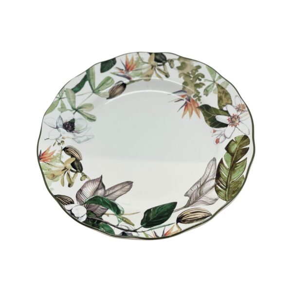 LS LUXURIOUS BORNEO WHITE "S/6 Dinner plate 26.5cm Set of 6"