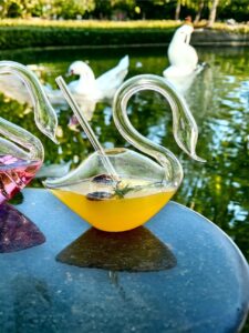 LS LUXURIOUS Elegant Swan Drinking Glass Material: Glass Colour: Clear Size: 500ML Pack of 1Pc Swan Glass without Straw