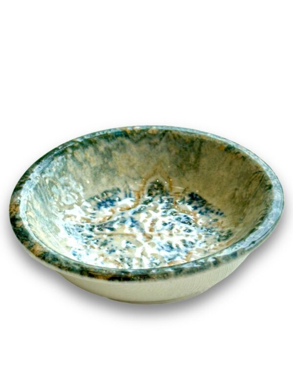 LS Luxurious Eren Dip Bowl 8cm Materia: Porcelain Colour: Blue with Yellow & Cream Size: 8cm Pack of: 1pc