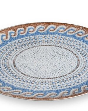 LS Luxurious Antakya Large Ovel Plate 32Cm Material: Porcelain Colour: Multi Size: 32Cm Pack of: 1Pcs