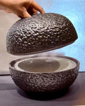 LS LUXURIOUS Tabletop Charcoal Smoke Dome with Grill Base 3 Hole on Top 1PC