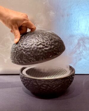 LS LUXURIOUS Tabletop Charcoal Smoke Dome with Grill Base 1 Hole on Top 1PC