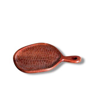 LS LUXURIOUS Wallnut Mangifera Indica Wood Mango Pizza Server 18x13x0.6 inch 1Pc