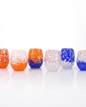 Calypso Accent Tumblers,450ml (Assorted Colour) Set of 6