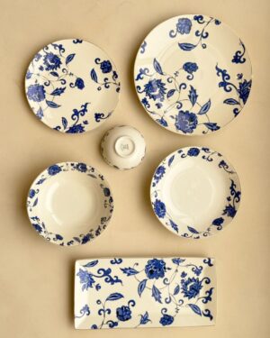 Cart Blue Royale 23Pcs Dinner Set