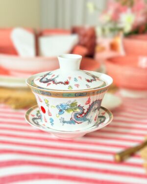 LS LUXURIOUS Gaiwan Tea Cup & Saucer 200ml