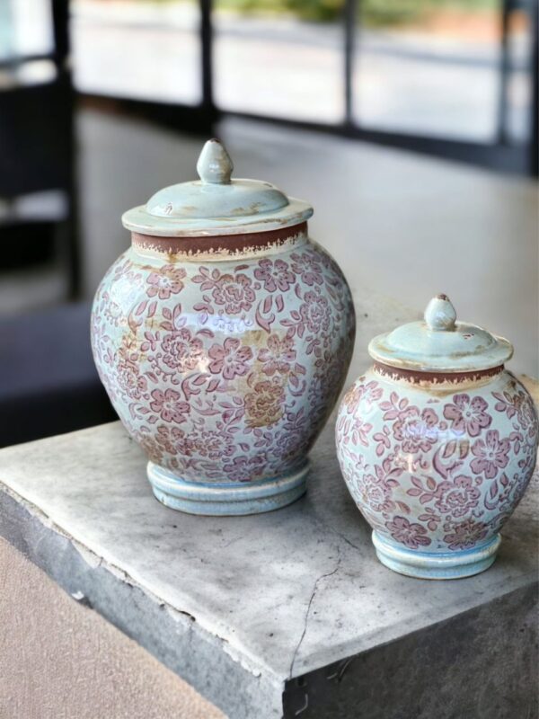 LAVENDER DREAM URN 1Pc-LARGE & 1Pc-SMALL