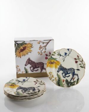 CLIFFORD SIDE PLATE (Zebra) 8.25inch
