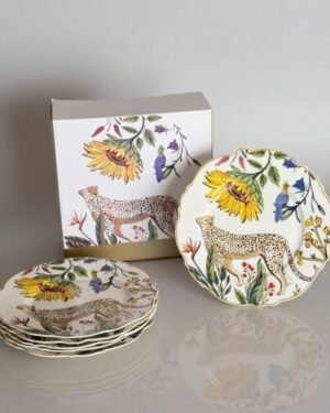 CLIFFORD SIDE PLATE (Cheetah) 8.25inch