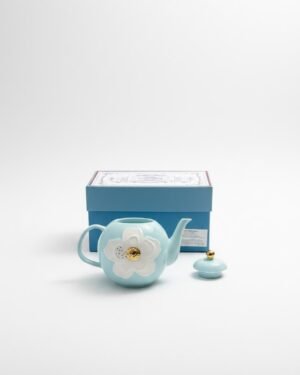 LS LUXURIOUS AURELIA TEA POT - BLUE With Gift Box 1150ml