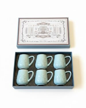 LS LUXURIOUS MON CHERIE- BLUE MUG SET