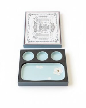 LS LUXURIOUS AURELIA MEZZE SET- BLUE With Gift Box