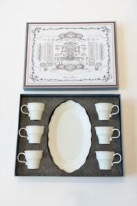 LS LUXURIOUS WINDSOR GOLD HOSTING SET- WHITE 180ml "Set of 7 " 9117ee15 ea60 4f29 86ad 8b47a2b03206