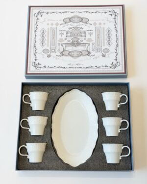 LS LUXURIOUS WINDSOR GOLD HOSTING SET- WHITE 180ml "Set of 7 "