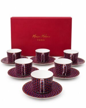LS LUXURIOUS SAINT DORIC CUP & SAUCER SET