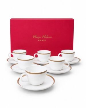 LS LUXURIOUS ELOISE GOLD CUP & SAUCER SET