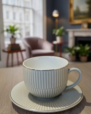 LS LUXURIOUS ORLINE CUP & SAUCER SET 250ml Set of 12