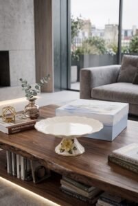LS LUXURIOUS PRIMAVERA STAND PLATTER 30.5CM P UIidxtbtSkDpB WOd