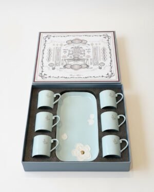 LS LUXURIOUS AURELIA HOSTING SET- BLUE Set of 7