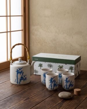 LS LUXURIOUS TAKE GREEN TEA SET(Set of 5)