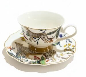 LS LUXURIOUS JENNA CLIFFORD CUP SAUCER LEOPARD (2+2) P1QJhoZ1zOFqlfy mRq 1